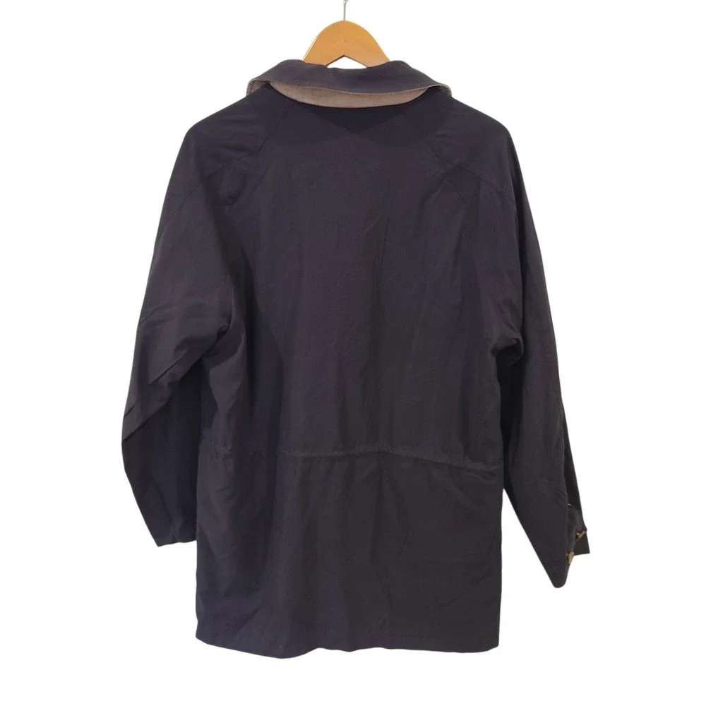 Brooks Brothers Reversible Blue Tan Field Utility Jacket Men's Small Linen - Picture 3 of 10